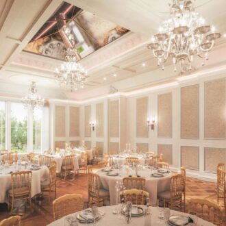 Computer Generated Imagery (CGI) of function room